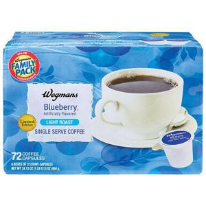 Wegmans Blueberry Light Roast Single Serve Coffee, FAMILY PACK