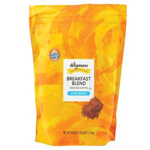 Wegmans Breakfast Blend Ground Coffee, FAMILY PACK