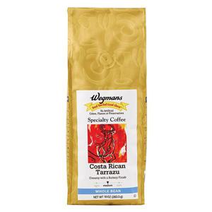 Wegmans Coffee, Specialty, Whole Bean, Costa Rican Tarrazu