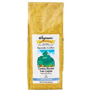 Wegmans Coffee, Specialty, Whole Bean, Costa Rican Las Lajas