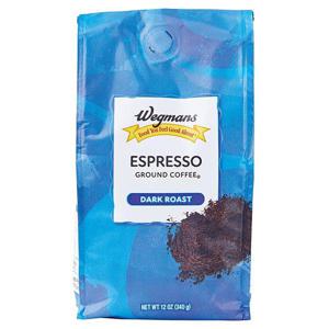 Wegmans Coffee, Ground, Dark Roast, Espresso