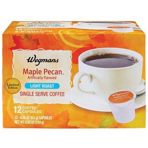 Wegmans Coffee Capsules, Maple Pecan