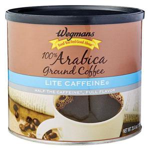 Wegmans Canned Ground Coffee, Lite Caffeine