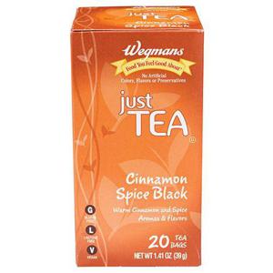 Wegmans Just Tea Cinnamon Spice Black Tea Bags