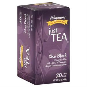 Wegmans Just Tea Chai Black Tea Bags