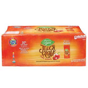 Wegmans Organic Juic'd Right, Fruit Punch, Juice Boxes, 32 Pack