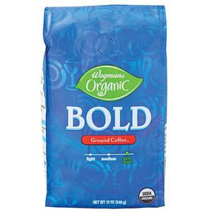 Wegmans Organic Ground Coffee, Bold