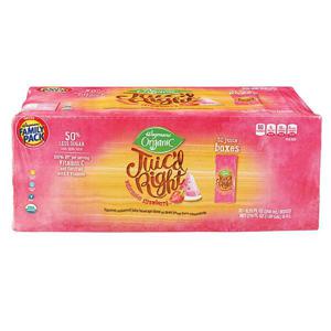 Wegmans Organic Juic'd Right, Watermelon Strawberry, Juice Boxes, 32 Pack