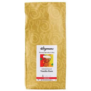 Wegmans Specialty Coffee, Vanilla Rum, Ground, FAMILY PACK