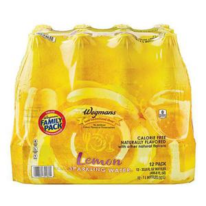 Wegmans Sparkling Water Lemon, FAMILY PACK