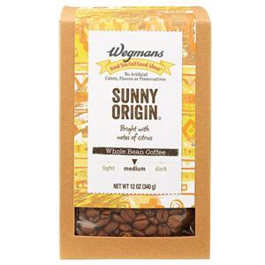 Wegmans Whole Bean Coffee, Sunny Origin