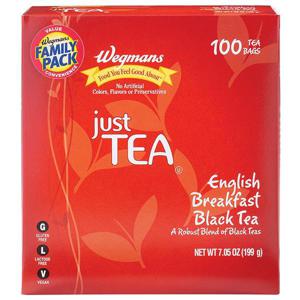 Wegmans Tea Bags, English Breakfast, FAMILY PACK