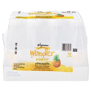 Wegmans Wonder Water Pineapple, 12 Pack