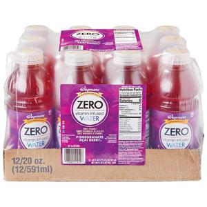 Wegmans Zero Vitamin Infused Water, Pomegranate Acai Berry, 12 Pack