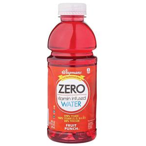 Wegmans Zero Vitamin Infused Water, Fruit Punch