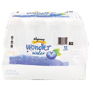 Wegmans Wonder Water Blueberry, 12 Pack