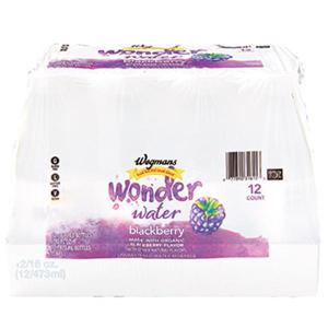 Wegmans Wonder Water Blackberry, 12 Pack