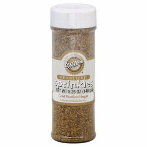 Wilton Sprinkles, Pearlized Sugar, Gold