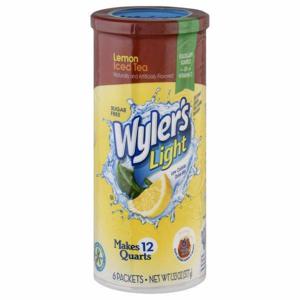 Wyler's Light Drink Mix, Low Calorie, Lemon Iced Tea