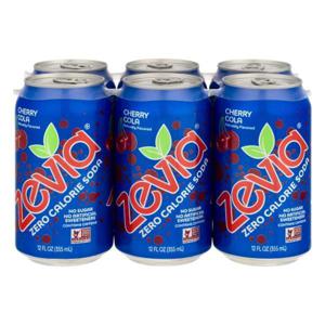 Zevia Soda, Zero Calorie, Cherry Cola