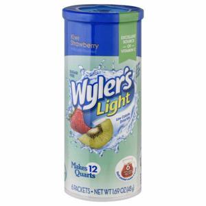 Wyler's Light Drink Mix, Low Calorie, Kiwi Strawberry