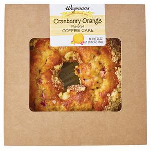 Wegmans Cranberry Orange Flavored Coffee Cake