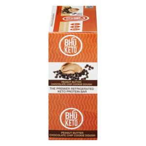 BHU Foods Protein Bar, Keto, Peanut Butter Chocolate Chip Cookie Dough