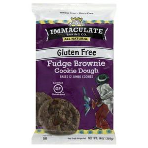 Immaculate Baking Cookie Dough, Gluten Free, Fudge Brownie