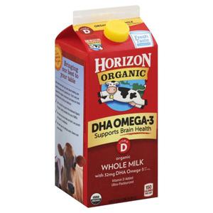 Horizon Organic Organic Milk, Organic, Whole