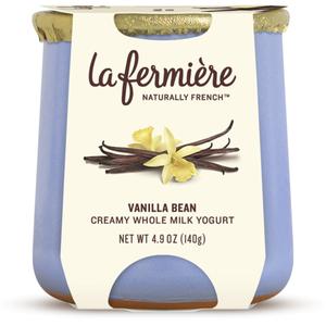 La Fermière Yogurt Vanilla Bean, Creamy, Whole Milk