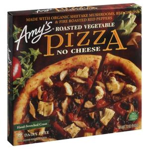 Amy's Kitchen Pizza, No Cheese, Hand-Stretched Crust, Roasted Vegetable