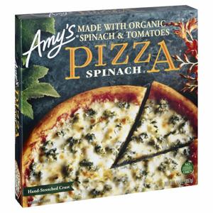 Amy's Kitchen Pizza, Hand-Stretched Crust, Spinach