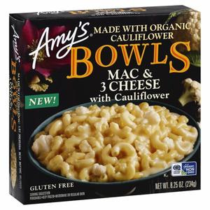 Amy's Kitchen Bowls, Mac & 3 Cheese with Cauliflower