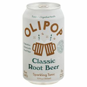 Olipop Sparkling Tonic, Classic Root Beer