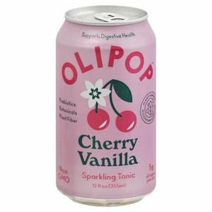 Olipop Sparkling Tonic, Cherry Vanilla