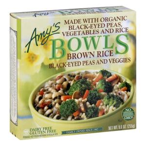 Amy's Kitchen Bowls, Brown Rice, Black-Eyed Peas and Veggies