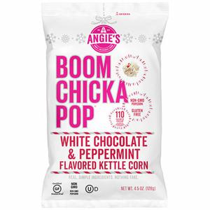 Angie's Kettle Corn, Holidrizzle, White Chocolate & Peppermint Flavored