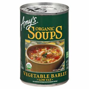 Amy's Kitchen Soups, Low Fat, Organic, Vegetable Barley