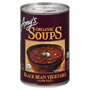 Amy's Kitchen Soup, Low Fat, Organic, Black Bean Vegetable