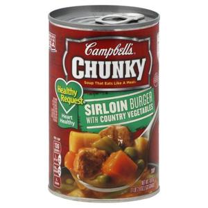 Campbell's® Chunky® Healthy Request® Chunky Healthy Request Soup, Sirloin Burger with Country Vegetables