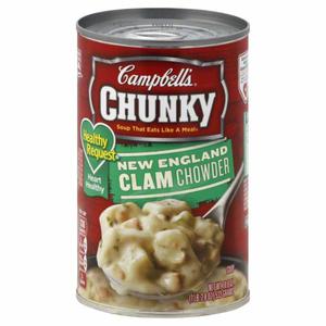 Campbell's® Chunky® Healthy Request® Chunky Healthy Request Soup, New England Clam Chowder