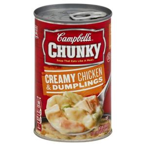 Campbell's® Chunky® Chunky Soup, Creamy Chicken & Dumplings