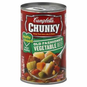 Campbell's® Chunky® Chunky Healthy Request Soup, Old Fashioned Vegetable Beef