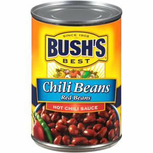 Bush's Best Hot Chili Sauce Red Chili Beans