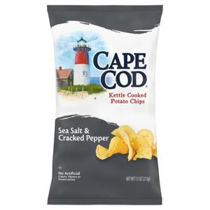 Cape Cod® Potato Chips, Sea Salt & Cracked Pepper, Kettle Cooked