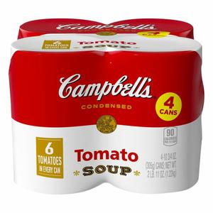 Campbell's® Soup, Tomato, Condensed, 4 Pack,