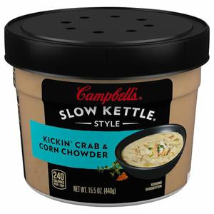 Campbell's® Slow Kettle® Kickin' Crab & Corn Chowder, Slow Kettle Style