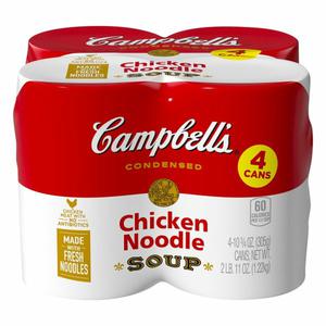 Campbell's® Condensed Soup, Chicken Noodle, Condensed, 4 Pack