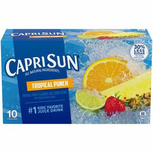 Capri Sun Tropical Punch Flavored Juice Drink Blend