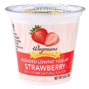 Wegmans Strawberry Blended Lowfat Yogurt